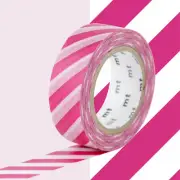 Masking Tape MT Scratches Fuchsia - Stripe Magenta