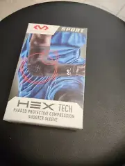 Mcdavid Arm Hex Tech Padded Protective Compression Black Shooter Sleeve Size S/M