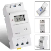220V Weekly Timer Switch Relay Programmable Power Timer with LCD Display