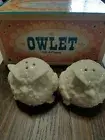 Owlet Salt And Pepper shakers By Streamline Fill from the bottom