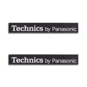Technics by Panasonic Turntable Logo Badge 54mm(2.125")X7.9mm(0.312")