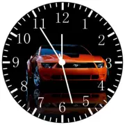 Mustang Frameless Borderless Wall Clock Nice For Gifts or Decor W210