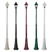 Paris GT-238 Post Light Single Head 2300mm in Beige/Black/Burgundy/Green/White
