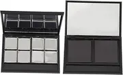 [FRCOLOR] 1 DIY eyeshadow palette empty eyeshadow pans eyeshadow tray empty blusher containers lipstick makeup pallete watercolor pan empty grid makeup travel Blush box abs