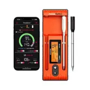 TempSpike Wireless Meat Thermometer with 2 Meat Probes, 500FT Bluetooth Meat ...