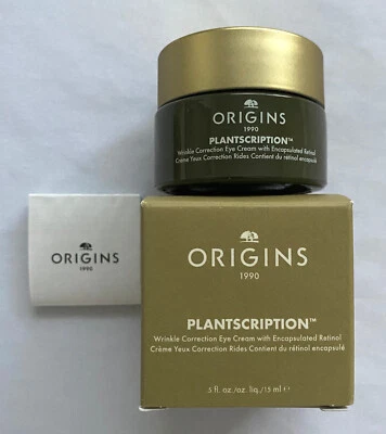 Origins Plantscription Wrinkle Correction Eye Cream with Encapsulated Retinol .5