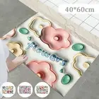 3D Flower Absorbent Mat Anti-Slip Diatom Mud Floor Mat Foldable Bathroom beTNa