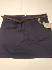 New Look Casual Ladies Belted Mini Skirt Navy Size 16