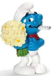 SCHLEICH,Get Well Smurf, , SHL20752