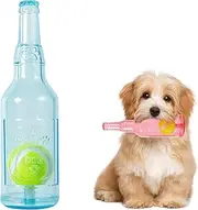 YOOGAO Pet Dog Toy, Dog Retriever Toy, Floating Squeaky Dog Toy, Interactive Fetch Toy for Play and Training, Bottle Shape with Tennis Ball Inside (Small X1)