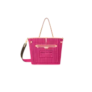 Louis Vuitton Neverfull Bandouliere Inside Out MM Monogram Rose Pondichery