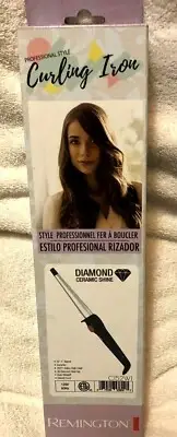Remington professional diamond ceramic shine curling iron 1/2-to 1" curling iron