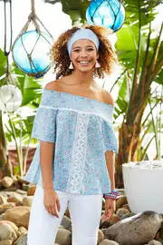 Off Shoulder Top--HAND-178