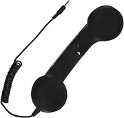SEWACC Retro Telephone Receiver 3.5mm Handset Phone Mic Vintage Handset for Mobile