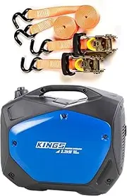 Adventure Kings 2.0kVA Inverter Generator + Hercules 3m Ratchet Strap (2 Pack)