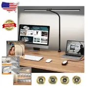 50 Lighting Modes LED Modern Desk Lamp with Gooseneck and Clamp for Home Office