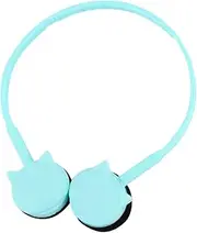 OSOLADY 1pc Cute Cat Headset with Microphone Lightweight Ear Headphones for High Sensitivity and Lower Impedance Compatible with Mobile Phones and Computers Color