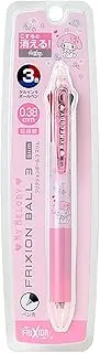 Sanrio 927872 FriXion Ball 3 Slim My Melody Polycarbonate Ball Diameter: 0.01 inch (0.38 mm), Ink Color: Black, Red, Blue Retractable