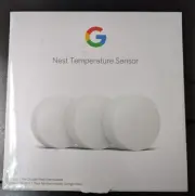 NEW UNOPENED Google Nest Temperature Sensors, 3 Pack White