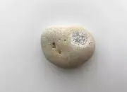 Natural ❤️Heart Shaped Beach Rock Love Stone Calcite Crystals Pebble Anniversary