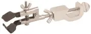 Eisco Labs Universal Steel Clamp & Holder - Flat Jaw, 'V' Shaped Jaw