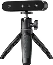 3D Scanner for 3D Printing, 3D Printer Accessories Fast 0.1mm Accuracy 0.1mm Resolution 10FPS Handheld, Flexible Scanning Range Anti Shake, Full Color 3D Model Scanning
