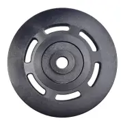 Nylon Bearing Pulley Wheel, 90mm Black Wheel Cable Gym Fitness Equipment Parts