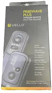 Vello FreeWave Plus RWII-C Wireless Remote Shutter Release for Canon Cameras