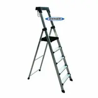 在飛比找樂天市場購物網優惠-美國Werner穩耐安全梯-P275AS 寬踏板5階家用梯(