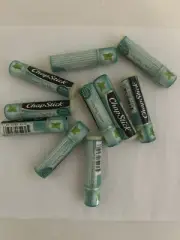 CHAPSTICK GREEN TEA MINT HTF Lip Balm Lot of 10 Sealed INVENTORY REDUCTION!