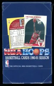 1990-91 NBA Hoops Series 1 - FACTORY SEALED BOX - Jordan Bird Magic
