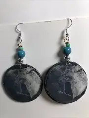 Kerry Blue Terrier Dog, Earrings Very Light Weight, By Gary Clark