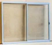 Aluminium Sliding Window - Brand New Stock H1372xW1210 white black silver grey