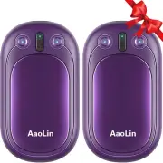 AI Hand Warmers Rechargeable, 2 Pack Electric Hand Warmers Reusable, 12Hrs Long