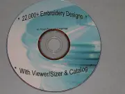 PCS Embroidery Designs - Over 22,000 Designs on DVD/3CDs/USB - Some Pfaff Mach.