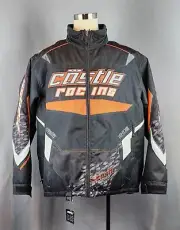 Castle Racing Jacket Bolt G2B Mens 3XL Orange Ven-Tex Waterproof 70-8869T NWT