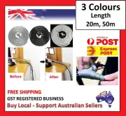 20m 50m Flexible Spiral Cable Cord Power Wire Storage Management Organizer Wrap