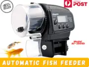 Automatic Fish Feeder LCD Timer Auto Aquarium Tank Pond Food Dispenser AU Plug
