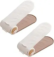 Shoe Slot,Adjustable Shoe Space Saver Shoe Holder | Shoe Stack Sandals Rack with 4-Speed for Slippers Sneakers Flat Shoes