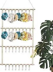 [GENERIC] Hair Bow Storage Rack - Hair Bow Headband Organizer Storage Rack,Portable Wall Bow Hanger Storage, Headbands Storage Holder for Bracelets Scrunchies Watches Jewelry