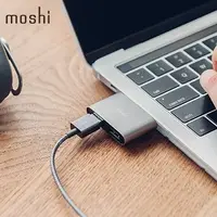 在飛比找蝦皮購物優惠-北車 捷運  Moshi USB-C to USB-A 雙端