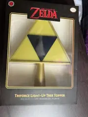 The Legend Of Zelda Triforce Christmas Tree Topper 9”-new