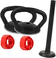 Perfeclan Adjustable Kettlebell Handle Converter for Dumbbell to Kettlebell Home Gym Adults Portable Ergonomic Design for Weight Plates