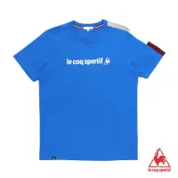 在飛比找momo購物網優惠-【LE COQ SPORTIF 公雞】短袖T恤 中性-靛藍-