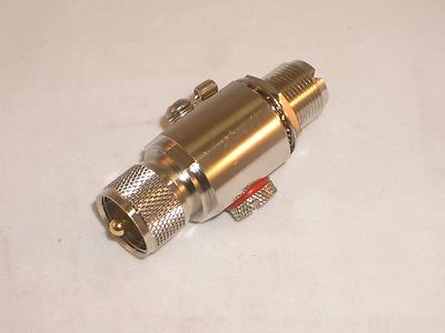 CB HAM ANTENNA SURGE PROTECTION LIGHTNING ARRESTER UHF FEMALE TO MALE LSP-UFBUM2