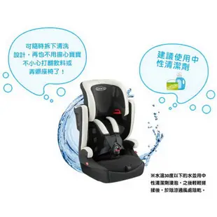 Graco AirPop 嬰幼兒成長型輔助汽車安全座椅 白武士 原廠正貨 寶寶共和國