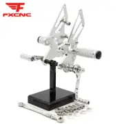 For NINJA 250 2009-2012 Rearset Footpeg Adjustable Foot Peg Pedals Rear Set CNC