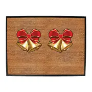 Bell Christmas B Bies - Funny Novelty Doormat Man Cave Floor mat