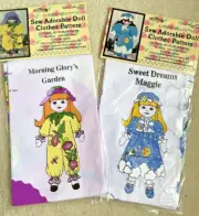 Just For Keeps Doll Clothing Patterns Sweet Dreams Maggie Morning Glory's Garden