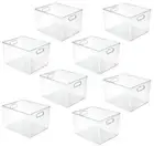 Linus Binz 12 in. x 10 in. x 8 in. - Closet 8M, 07587MDCO, in Clear. New